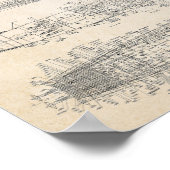 USSニュージャージーの青写真 ポスター (角)