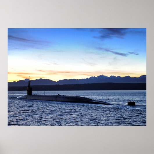 USSネバダ(SSBN 733) ポスター (正面)