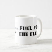 USSノースカロライナ艦隊の燃料 コーヒーマグカップ (正面右)