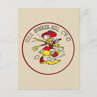 USSバンカーヒル ポストカード