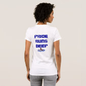 USSパサデナの連続したワイシャツ Tシャツ (裏面フル)