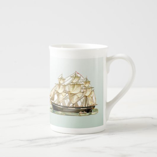 USSパパヴィンテージトールシップ ボーンチャイナマグカップ (右)