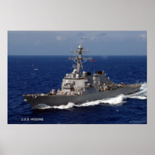 USSヒギンズ(DDG 76) ポスター