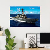 USSフィッツジェラルド(DDG 62) ポスター (ホームオフィス)