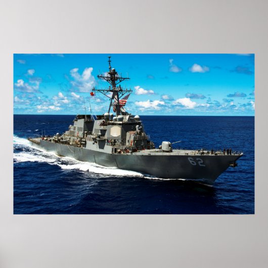 USSフィッツジェラルド(DDG 62) ポスター (正面)