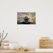 USSフォートワース(LCS 3) ポスター (キッチン)