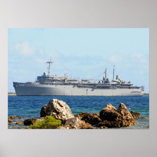 USSフランクケーブル(AS 40) ポスター (正面)