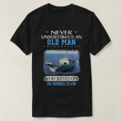 USSフレデリックLST1184退役軍人日父の日 Tシャツ (デザイン正面)