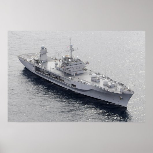 USSブルーリッジ(LCC 19) ポスター (正面)