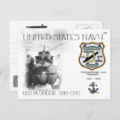 USSプランジャーssn-595サブマリンポストカード ポストカード (正面/裏面)