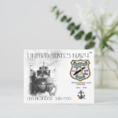 USSプランジャーssn-595サブマリンポストカード ポストカード (スタンド正面)