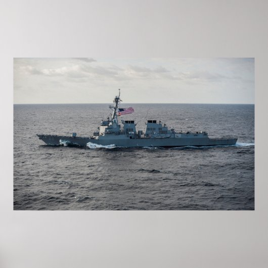 USSプレブル(DDG 58) ポスター (正面)