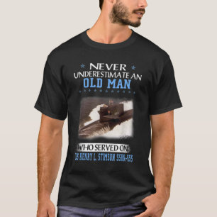 USSヘンリーL.スティムソンSSBN655潜水艦退役軍人ファ Tシャツ