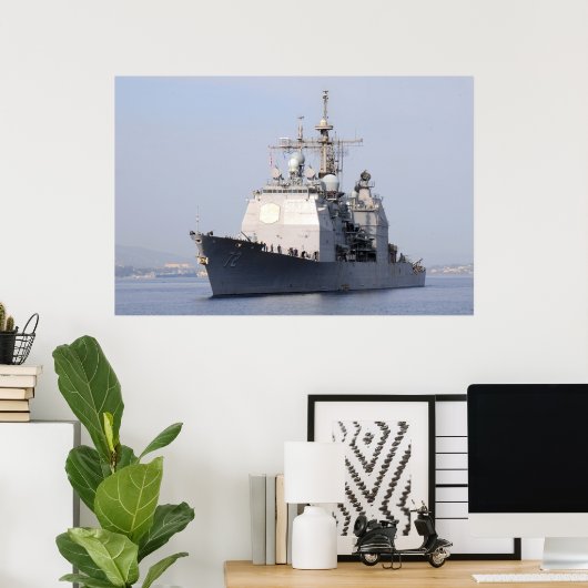 USSベラ湾(CG 72) ポスター (ホームオフィス)