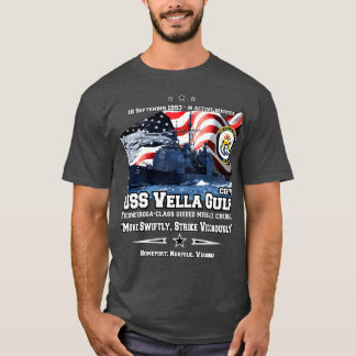 USSベラ湾CG72クルーザー Tシャツ