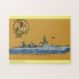 USSペンサコーラ(CL/CA-24)パズル ジグソーパズル