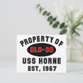 USSホーンDLG-30 ポストカード (スタンド正面)