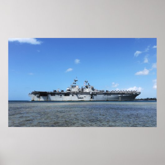 USSボクサー(LHD 4) ポスター (正面)