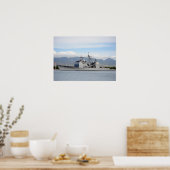 USSポー王室のト(CG 73) ポスター (キッチン)