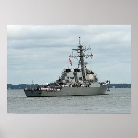 USSマハン(DDG 72) ポスター (正面)