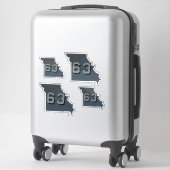 USSミズーリBB63鎌 シール (スーツケース)