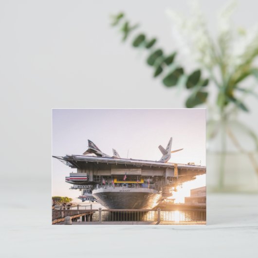 USSミッドウェイ博物館 ポストカード (スタンド正面)