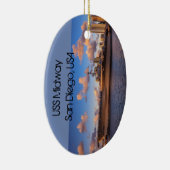 USSミッドウェイ セラミックオーナメント (右)