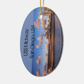 USSミッドウェイ セラミックオーナメント (左)