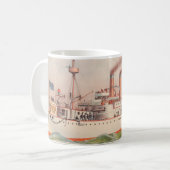 USSメイン コーヒーマグカップ (正面左)