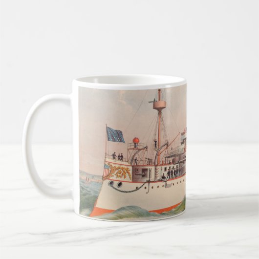 USSメイン コーヒーマグカップ (左)