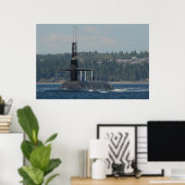 USSメイン(SSBN 741) ポスター (ホームオフィス)