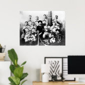 USSメーンベースボール ポスター (ホームオフィス)