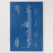 USSモニター – 船舶設計図プランABD ジグソーパズル (縦)