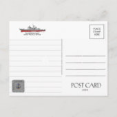 USSモバイルCG-53誘導ミサイルクルーザー ポストカード (裏面)