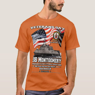 USSモンゴメリーLCS8リトル戦闘艦 Tシャツ