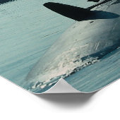 USSユリシーズグラント"弾道ミサイル潜水艦SSB ポスター (角)