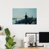 USSユリシーズグラント"弾道ミサイル潜水艦SSB ポスター (ホームオフィス)