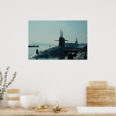 USSユリシーズグラント"弾道ミサイル潜水艦SSB ポスター (キッチン)