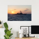 USSラブーン(DDG 58) ポスター (ホームオフィス)