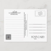 USSレイクエリーCG-70クルーザー – ポストカード (裏面)