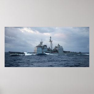 USSレイテ湾(CG 55) ポスター