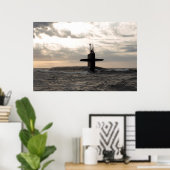 USSロードアイランド(SSBN 740) ポスター (ホームオフィス)