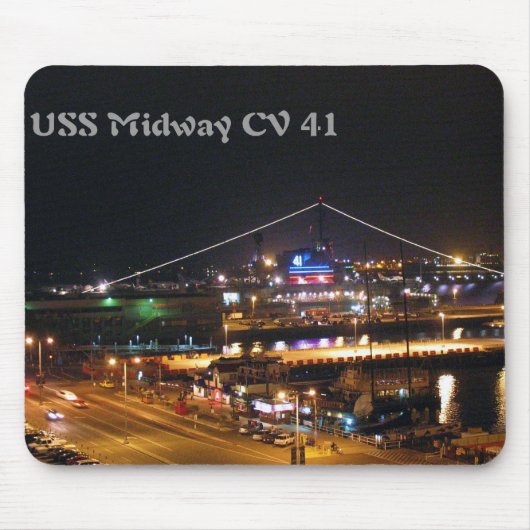 USS中間CV41 マウスパッド (正面)