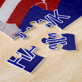 USS子猫ホークCV-63パズル ジグソーパズル (側面)