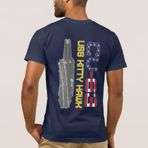 USS子猫HAWK CV-63 tシャツ