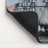 USS憲法の発砲の大砲 マウスパッド (コーナー)