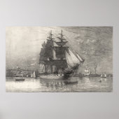 USS憲法1911 ポスター (正面)