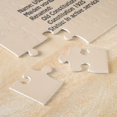 USS憲法 – 船舶設計図プランSD ジグソーパズル (側面)