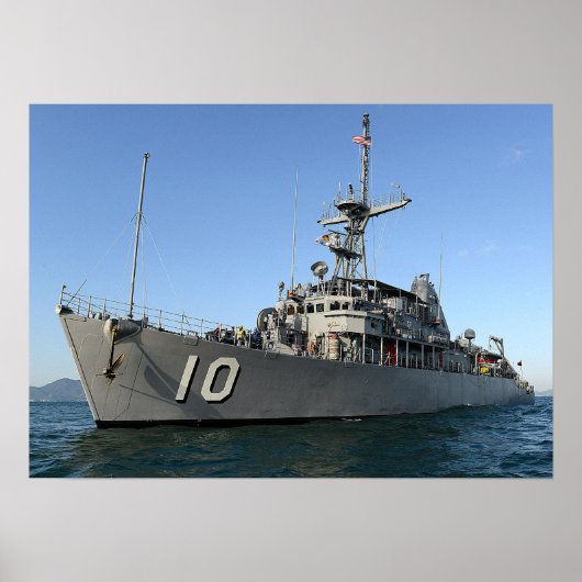 USS戦士(MCM 10) ポスター (正面)