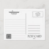 USS星座CV-64航空機はがき ポストカード (裏面)